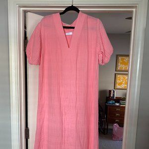 Lake Pajamas Caftan in Coral